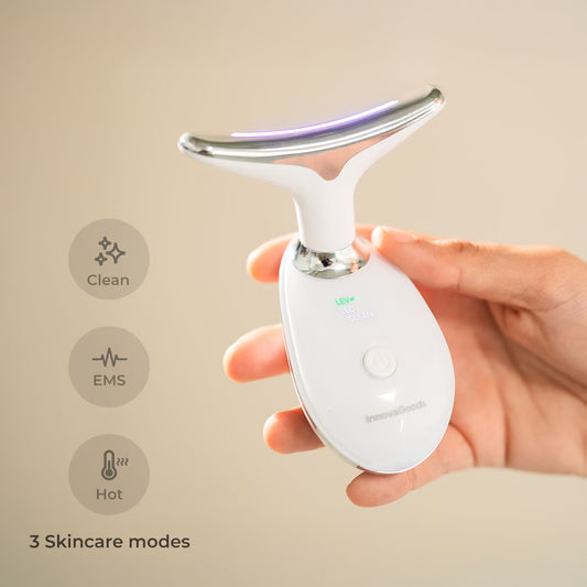 Masajeador Facial y de Cuello LED Reafirmante