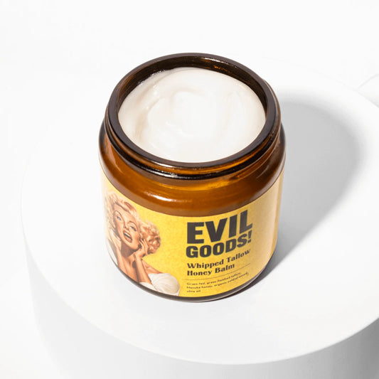 EVIL GOODS® - SEBO DE RES | Nutrición pura para tu piel, sin químicos ni complicaciones 🌿